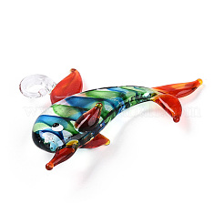 Gros pendentifs vernissées manuels&nbsp;LAMP-T023-14A