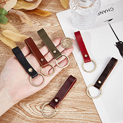 6шт брелок из кожи 6 цветов KEYC-OC0001-46