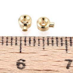 Зажимные бусины из латуни KK-N259-07