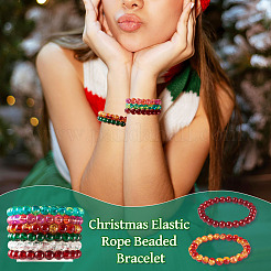 6шт стеклянные бусины для браслетов&nbsp;BJEW-TAC0028