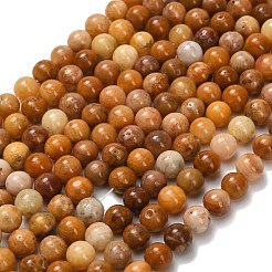 Природный агат бисер нитей&nbsp;LS-G-F820-K07-6mm