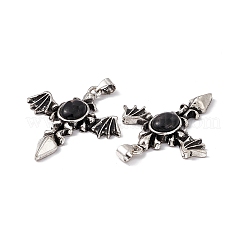 Кулоны из натурального гиперстена KK-A173-05AS-06