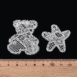 Стразы для термофиксации с кружевом&nbsp;DIY-T004-05M