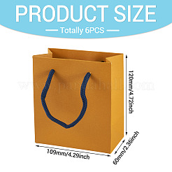 6 шт. бумажные подарочные пакеты&nbsp;CARB-TA0001-15