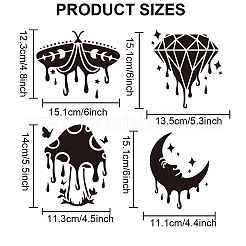 1 шт. трафареты для рисования с изображением плавящегося питомца DIY-MA0003-95A-04