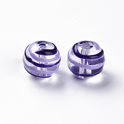 Прозрачные стеклянные бусины GLAA-N049-001E