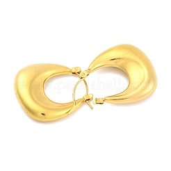 Серьги-кольца из нержавеющей стали 304 с ионным покрытием в форме капли (IP) EJEW-H013-09G