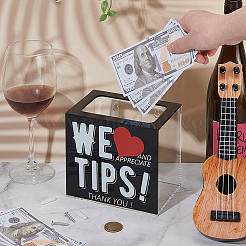 Акриловые коробки для хранения советов пожертвований&nbsp;CON-WH0099-83A