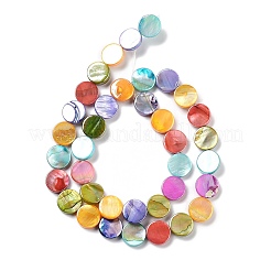 Нити бусин из натуральных пресноводных ракушек SHEL-D082-15A