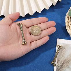 4 шт. винтажных латунных подвесок-соединителей&nbsp;KK-CA0003-80B