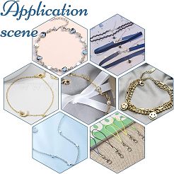 36 шт. 6 стиля вакуумного покрытия PVD из нержавеющей стали 304 карабины-лобстеры STAS-UN0028-35