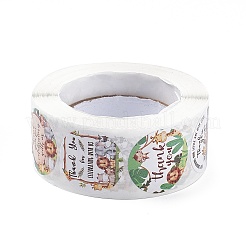 8 Musterpapier-Dankeschön-Geschenkaufkleberrollen&nbsp;STIC-E001-20
