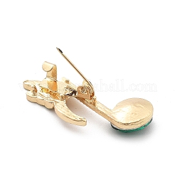 Musiknoten-Strassbrosche&nbsp;LS-JEWB-A031-02G-02