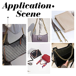 Ремешок для сумки из сплава с цепочкой FIND-WH0069-85P