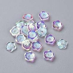 Прозрачные стеклянные бусины&nbsp;GGLA-M004-02A