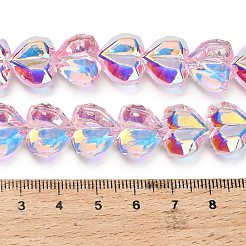 Гальванизируйте прозрачное стекло бисер нитей EGLA-B012-AB09