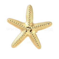 Регулируемые кольца starfish из нержавеющей стали 304 для женщин&nbsp;RJEW-P125-02G