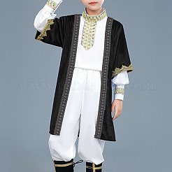 7 м плоские полиэстеровые ленты в этническом стиле SRIB-WH0011-099