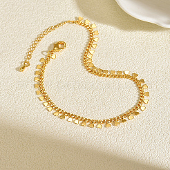 Женские браслеты на ногу с кисточками в форме сердечек из латуни&nbsp;HT1275