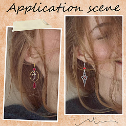 24 шт. 6 стиля подвеска из сплава со стразами DIY-SC0025-30