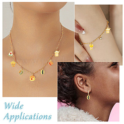 10 шт. 10 стиля подвески из нержавеющей стали 304&nbsp;STAS-CJ0003-35