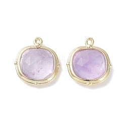 Подвески из натурального аметиста &nbsp;G-G012-09C-02