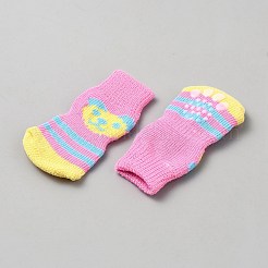 Kurze Hundesocken aus Stoff mit Spitze&nbsp;DIY-WH0430-843B-01