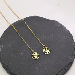 Минималистская резьба в форме звезды из нержавеющей стали TI0593