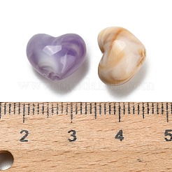 Непрозрачные акриловые бусины градиентного цвета&nbsp;SACR-P035-06