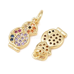 Латунные микро проложить кубического циркония подвески&nbsp;KK-G544-43G