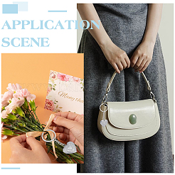 6 шт. брелок-медальон из нержавеющей стали 316&nbsp;KEYC-UN00013