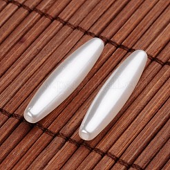 Овальные акриловые имитация жемчужные бусины OACR-O002-2530