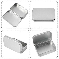 4 шт. железные шкатулки для хранения ювелирных изделий с откидной крышкой CON-SP0001-20B