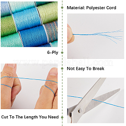 12 рулон полиэфирной швейной нитки 12 цветов.&nbsp;OCOR-CY0002-02D