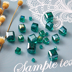 Стеклянные бусины с гальваническим покрытием  EGLA-TA0001-03B