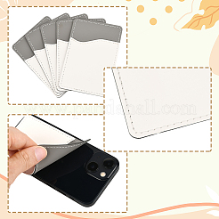 10 porte-carte adhésif en cuir PU pour téléphone&nbsp;AJEW-SP0002-95E