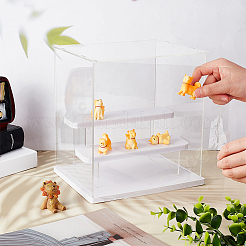 3-уровневые собранные прозрачные пластиковые игрушки ODIS-WH0029-75