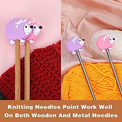 10шт 5 цвета силиконовые бусины в виде ёжика SIL-SZ0001-48