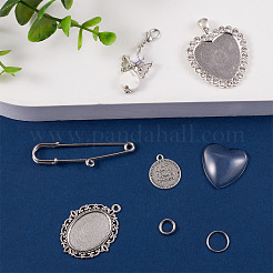 Kit fai da te per realizzare spille da balia con ciondolo a goccia&nbsp;DIY-FW0001-26
