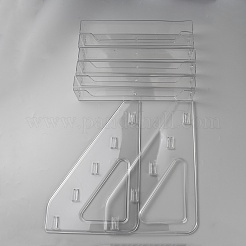5-stufiger Displayständer aus Kunststoff für Minikarten&nbsp;ODIS-WH0007-79