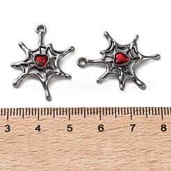 Anhänger aus Legierung und Rubin-Strassen&nbsp;FIND-G118-07B-01