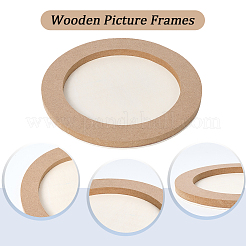 Bricolage enfants décoration en bois cadre photo en argile&nbsp;WOOD-WH20008-07A
