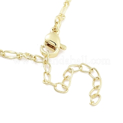 Латунь подвесные ожерелья NJEW-B101-04G-02