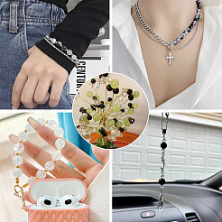 200 шт. 10 круглых стеклянных бусин&nbsp;DIY-TA0009-86A