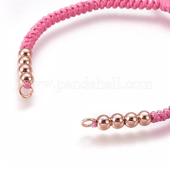 Fabrication de bracelets de perles tressées en nylon&nbsp;BJEW-F360-FRG01