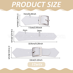 Boucles réglables en similicuir&nbsp;DIY-WH0308-801C