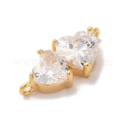 Латунные микропаве прозрачные кубические циркониевые подвески&nbsp;KK-M294-24G