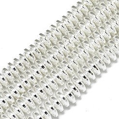 Гальванизировать немагнитных синтетический гематит бисер пряди&nbsp;G-S372-001-01S