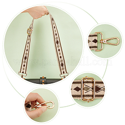 Регулируемый ремешок для сумки из хлопка с узором в виде ромбов FIND-WH0092-46