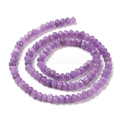 Teñido natural Malasia jade rondelle cuentas hebras&nbsp;G-E316-2x4mm-39
